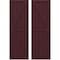 Ekena Millwork Americraft 5-Board Wood 2 Equal Panel Frmd Board-n-Batten Shutters w/Dbl Z-Bar, ARW102BF518X57WRH, PR ARW102BF518X57WRH - alternate 1
